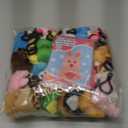 UMEELR 28PCS Small Stuffed Animal Keychain, Mini Plush Animals Toys Bulk for Kids Easter Basket Stuffers Egg Hunt Party Favors