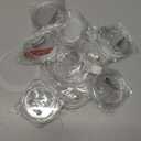 24 Pack 2.36 Inch Clear Button Pins  Photo Button DIY Custom Acrylic Blank Badge Pins for Crafts