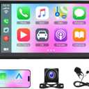 Android 13 Car Radio for 2003-2006 Toyota Tundra,2GB RAM + 32GB ROM 7 inch HD Touchscreen Car Stereo Wireless CarPlay & Android Auto, GPS Navigation & Bluetooth,Back-up Camera,FM Radio,Mirror Link
