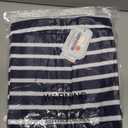 UEU Women's Summer Striped Sleeveless Sweater Mini Dress V Neck Elegant Bodycon Knit Dress Button Work Short Dresses (X-Large)