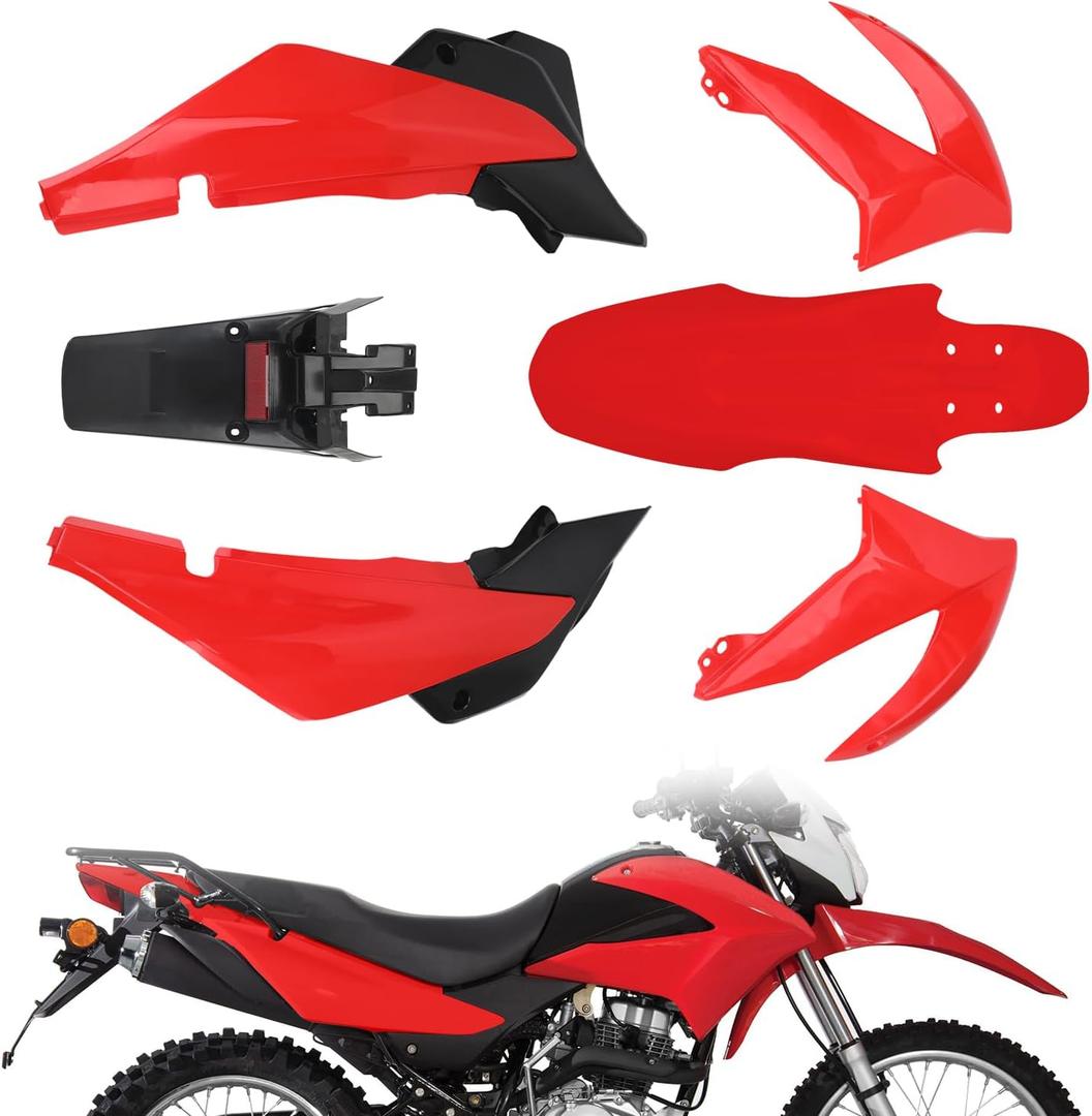 Plastics Kit for XR150L,Fender Body Kit Fairings Side Frame for XR150L