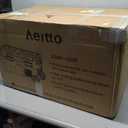 Aeitto 12 Volt Car Refrigerator, 32QT(30L) Dual Zone Portable Car Fridge Freezer -4-68 Electric Cooler Dual Temp Control Cooling Freezing 12/24V DC & 100-240V AC for Travel, Camping, RV, Road, Home, 32 Quart