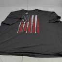 Vintage Baseball Bat American USA Flag Graphic Men t-Shirt Grey, Small