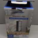 Purewell 3-Stage 0.01m Ultra-Filtration Gravity Water Filter System, NSF/ANSI 42&372 Certification, 304 Stainless Steel Countertop System with 2 Filters and Stand, Reduce 99% Chlorine, 2.25G, PW-OB (Silver)