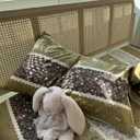 4pcs Duvet Cover Set- 100% Cotton Comfort Duvet Cover Set,a Duvet Cover,a Deep Pocket Fitted Sheet,2 Pillow Shams Home Bedding with Zipper Closure for All Season (Queen (U.S. Standard), vintage)