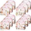 12 Pcs Fairy Party Favor Boxes Floral Fairy Party Gift Paper Boxes, Cute Butterfly Angel Theme Decorations for Girl Birthday Baby Shower Goodie Bags