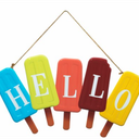 Everyday Living® Hello Popsicle Metal Sign