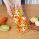 Vegetable Chopper, 4 in 1 Veggie Chopper, Multi-functional Salad Chopper, Mandoline Slicer, Onion Chopper, Food Chopper with Container and Lid (Black) (2 Blades)