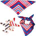 Flight Costume Set Beret Scarf White Gloves Sunglasses Airplane Pin Role Play Party Halloween Cosplay
