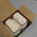 Tessco 60 Pcs 4.4 x 2.7 x 1.6 Inches Paper Loaf Pan Disposable Paper Baking Loft Pans Rectangle Baking Loft Mold for Bread Cake, Microwave Oven Freezer Safe