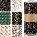 Redbaker 30 Pcs Reusable Paper Towel Paperless Towel with Cardboard Roll Reusable Cloth Paper Napkins for Kitchen Washable Napkins Fit on All Holder Roll Home Household Clean(Animal,10 x 12 in)