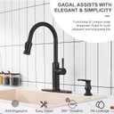GAGALIFE Kitchen Sink Soap Dispenser Oil Rubbed Bronze, Built in Soap Dispenser with 17 OZ Bottle, Refill from The Top, Liquid Dispenser for Kitchen Sink