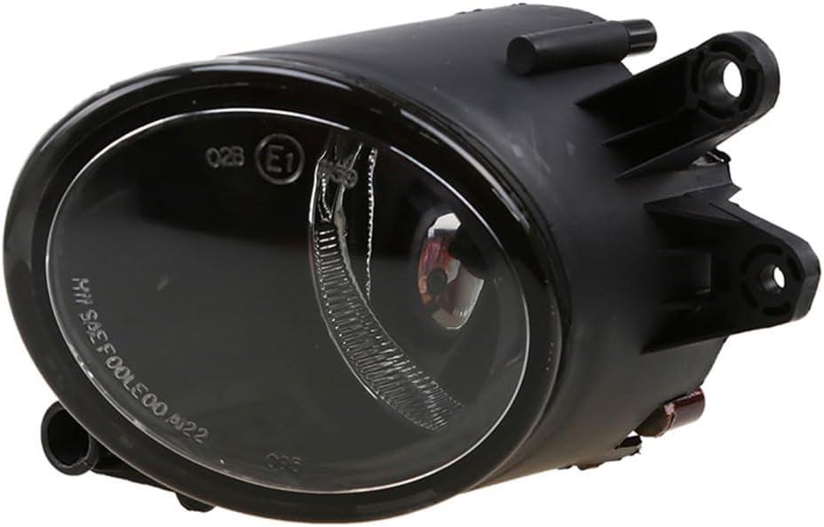 Riloer 1 Pcs Car Bumper Fog Light H11 12V 55W, Fog Lamps Assembly Front Bumper Fog Light, Compatible with Audi A4 B6/A4 B7/A4 Quattro 2000-2005, 8E0941700B, Right Passenger Side