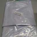 Smiry Rectangle Tablecloth, Elastic Fitted Flannel Backed Vinyl Tablecloths for 5ft Folding Tables, Waterproof Wipeable Table Covers for Indoor, Outdoor, Picnic and Camping (White, 36"x60")