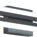 PRESDE Bathroom Light Fixtures Over Mirror 24inch Modern Black LED Vanity Light for Bathroom Wall Lighting Dimmable
