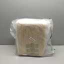 Wimarsbon Natural Seagrass Footstool Ottoman Rectangular Footrest Pouf Ottomans with Wooden Legs Hand Weave Step Stool for Living Room Bedroom Entryway Natural White