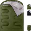 Double Sleeping Bags for Adults Camping with 2 Pillows Queen Size