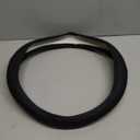 SEG Direct Car Steering Wheel Cover Universal Standard Size 14.5-15 inch, Black Microfiber Leather