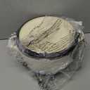 Mueller Cast Iron Dutch Oven Pot with Lid, 6 Quart Enameled, Dual Handles, Stainless Steel Knob, Stew Pot, Induction Pot - For Braising, Roasting, Baking, Cast Iron Bread Pan with Lid, White