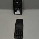 Pefei Tweezers Set - Professional Stainless Steel Tweezers for Eyebrows - Great Precision for Facial Hair, Splinter and Ingrown Hair Removal (Black)