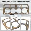 LS3 5-Layer MLS Head Gaskets Compatible with Chevy GMC Pontiac Saab Vehicle 6.0 6.2 L99 L76 L77 LS2 LQ4 LQ9 L92 L96 L94 L9H (2 Pcs)