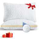 Pillows Standard Size Set of 2, Bed Pillows for Sleeping 2 Pack, Mesh Gusseted Down Alternative Pillow, Cooling Hotel Quality Standard Pillow, Soft and Supportive, Machine Washable