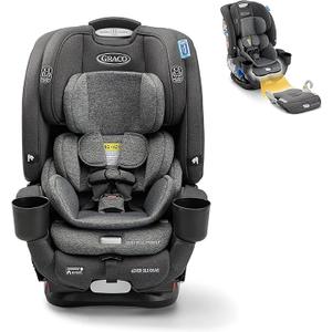 Graco® 4Ever® DLX Grad 5-in-1 Car Seat, Harrison – Infant, Toddler, Booster, Convertible Car Seat, Features Slim Fit and Removable Seat Belt Trainer, EXP: 02/12/2036