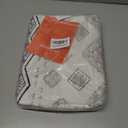 SERISSA 2x3 Rugs for Entryway, Washable Non-Slip Grey Blue Small Area Rug, Soft Low-Pile Boho Geometric Indoor Entry Rug Door Mat Indoor Entrance Front Door Carpet for Bathroom Kitchen Bedroom