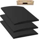 Anti-Sagging Sofa Support Cushions,Couch Cushions Support for Sagging Seat 20"X 20"Insert Pads Supports Board Sofa Furniture seat Cushion Under Sag Repair, Curved High Density Foam (Set of 3)