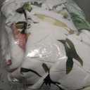 Twin Size Comforter Set with Pillowcase, Wildflower Flower Floral 2 Pcs Bedding for Kids and Adults, Boho Watercolor Butterfly Soft Comforter Set for Bedroom Bed Decor