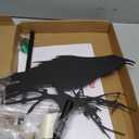 SUPERDANT Crow Weather Vane Black Metal Wind Vanes for Outside Weathervane Crow Animal Weathervanes for Yard Garden Decorative Outdoor Farmhouse Farm Barn Sheds Patio Halloween Decorations