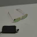 livho Sunglasses for Men Women Aviator Polarized Metal Mirror UV 400 Lens Protection (Rose Gold)