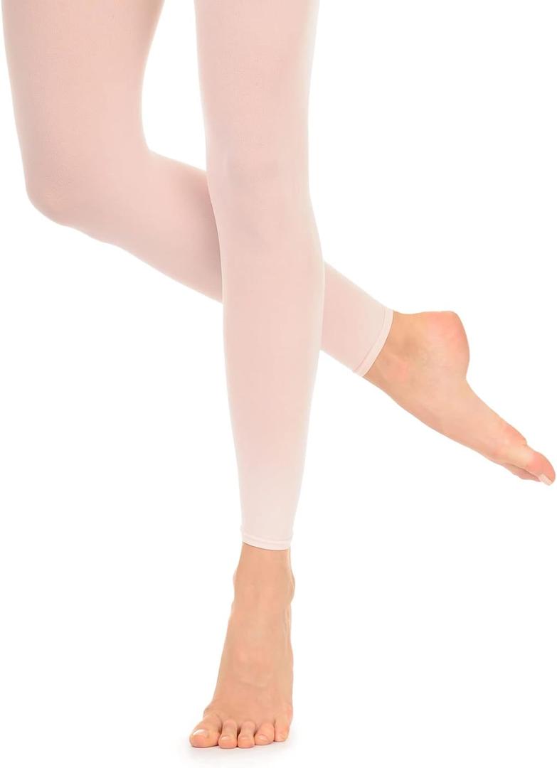 Danskin Women's 711 Microfiber Footless Tight (Theatrical Pink), C-D