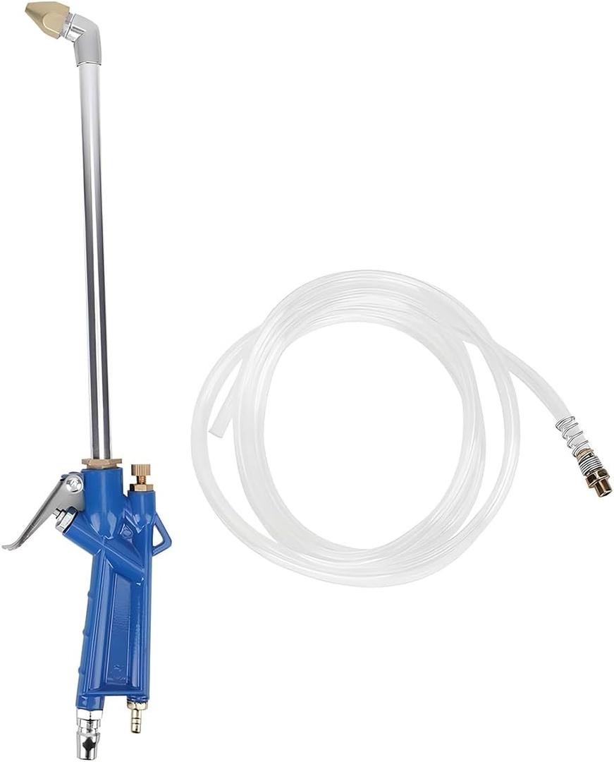Car Air Blow Gun Pneumatic Engine Cleaning Gun with 4FT Hose, Vehicle Engine Dust Cleaning Sprayer Tool for Narrow Space, High Pressure Cleaner Degreaser Spray Tool, Universal Fit (EXP 08/19/26)