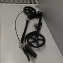 Scooters for Kids 8-12, Teens & Adults - Foldable Commuter Scooter with Bell, Hand Brake & Adjustable Height, 220 LB Weight Capacity, Perfect for School, Campus, Park Rides (Black)