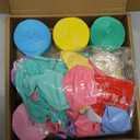 Golray 118pcs Pastel Rainbow Party Decorations, Crepe Paper Streamer Backdrop & Balloon Garland Arch Kit, Birthday Baby Shower Supplies Assorted Color Macaron Ice Cream Easter Pastel Party Decor