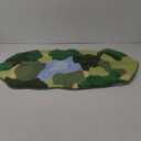 SHACOS Green Moss Bath Rugs 35"x20" Soft Fluffy Non Slip Moss Rug Bath Mats Cute Fun Irregular Unique Bathroom Rugs Absorbent Carpet for Bathroom Shower Tub Bedroom Rug Decor, Multigreen