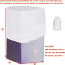 White 10"/12"/15" PA DJ Speaker Cover Scrim 2PCS Stretchy Speaker Cover for Wedding Church Club (RSC128W)
