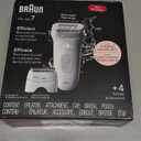 Braun Epilator Silk-pil 7, Hair Removal Device, Women Shaver & Trimmer, Wet and Dry, Wide Head, Includes Shaver Head and Trimmer Comb, SE7-041, Silver