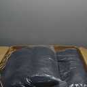 Chair Cushions for Dining Chairs Set of 4, Kitchen Chair Cushions, Chair Pads with Ties and Non Slip Backing, Tufted Memory Foam Seat Cushion 4 Pack, 18" x 18" x 4", Black