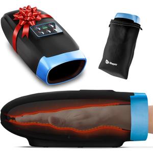 LifePro Legra Hand Massager with Heat and Compression - Finger, Wrist, and Palm Massager with 5 Modes - Pressure Point Therapy for Sensitive Hands, Relaxation, and Comfort