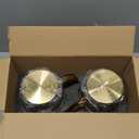 Buaic 2 PACK Glass Pitcher with Lid, 68 oz/ 2 Liter Classic Vertical Stripes Water Pitcher with Handle,Glass Water Carafe for Cold Brew, Coffee, Lemonade, Iced Sun Tea,Beverage,Heat Resistant