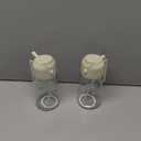 Oil Sprayer for Cooking 2pcs,2 in 1 Oil Dispenser and Oils Sprayer Kitchen Gadgets-16oz Glass Oils Spray Bottle,Mist Olive OilDispenser,Air Fryer,Salad,Grill (White Kitchen Accessories)