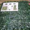 TTTM Greenery Wall, 20''X20'' 12P Artificial Ivy Privacy Fence Screen Panel | UV-resistant, Faux Boxwood, Lush Green Hedge Leaf, Indoor Outdoor Fake Plants Background, Balcony/Backyard/Backdrop Decor