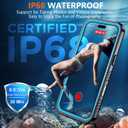 SPIDERCASE Magnetic for iPhone Air Case Waterproof, Built-in Lens & Screen Protector,[IP68 Underwater][15FT Military Shockproof] [Dustproof] Full Body Protection Cover for iPhone 17 Air 6.5,Blue