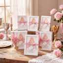 12 Pcs Baptism Favors Our Lady of Guadalupe Frame, Girls First Communion Gifts Recuerdos De Bautizo Photo Frame Pink Bautizo Centerpieces, Catholic Religious Keepsake Nia Primera Comunion Souvenirs