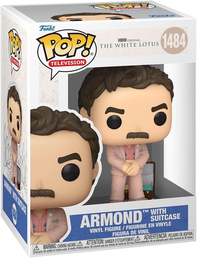 Funko Pop TV: White Lotus - Armond with Suitcase - Collectable Vinyl Figure - Gift Idea - Official Merchandise - Toys for Kids & Adults - Drama Fans - Model Figure for Collectors and Display