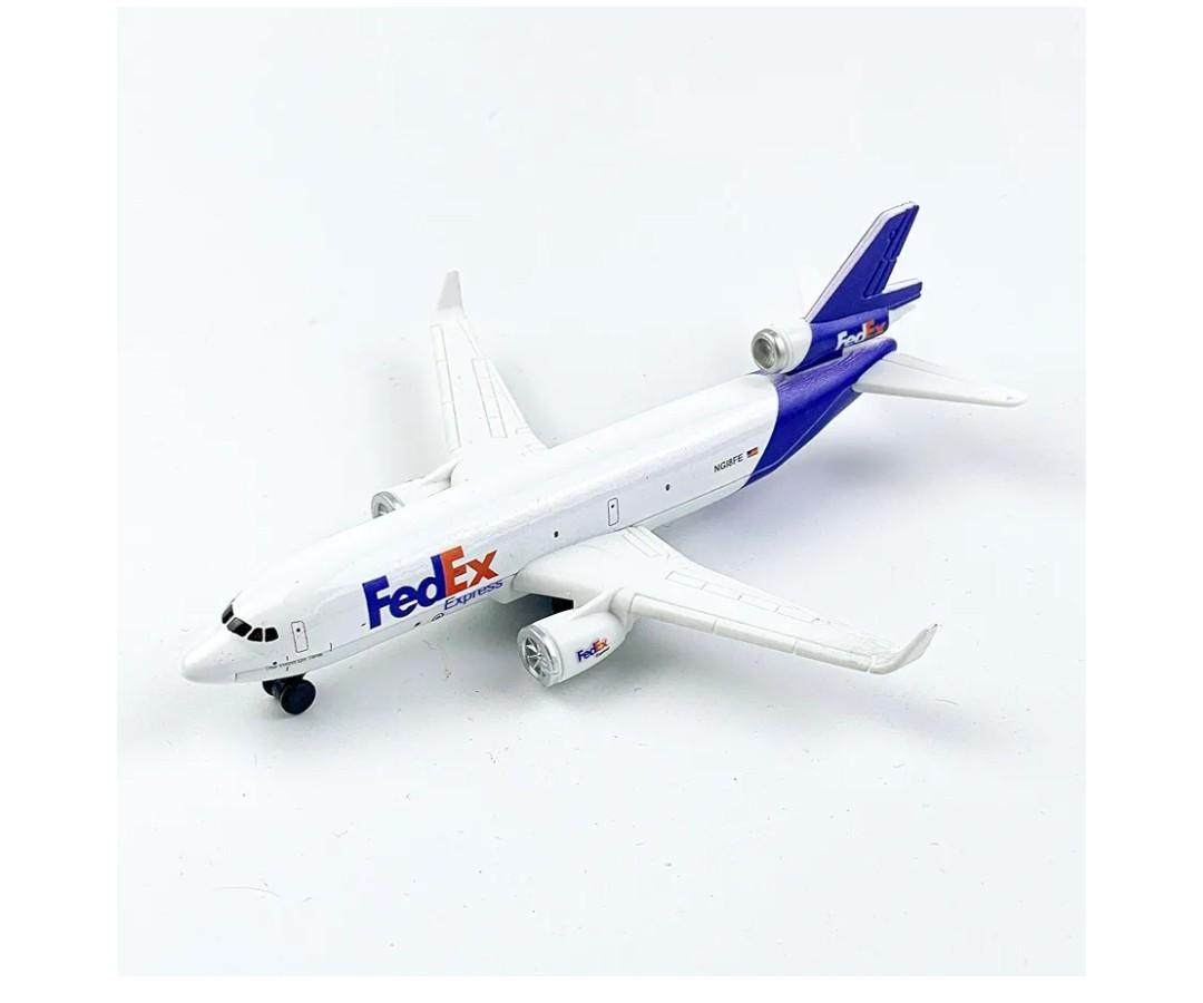 WngAur Airplane Model, FedEx MD Aircraft Diecast Metal Planes Aircraft Suitable for Collection and Display