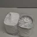 Toilet Brush, 2 Pack Toilet Brush and Holder Set Bathroom Accessories, Toilet Bowl Brush and Holder for Bathroom, White