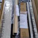 Feonase Full Size Bed Frame with Upholstered Wingback Headboard, Platform Bed and Heavy Duty Wooden Slats Support, Easy Assembly, Noise-Free, No Box Spring Needed, Beige